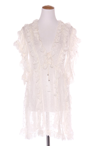 ZIMMERMANN "Valour scallop ruffle" mini dress! 12