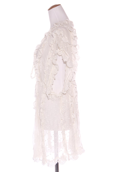 ZIMMERMANN "Valour scallop ruffle" mini dress! 12