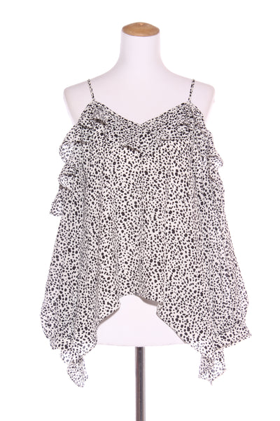 AUGUSTINE - Animal print cold shoulder L/S top! 10