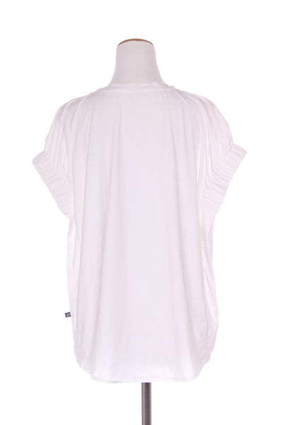 BLACKLIST - Elasticated sleeve white tee! 14