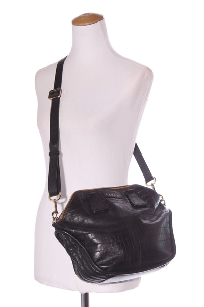SABEN - Embossed leather Liv bag!