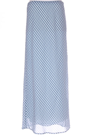 GLASSONS - Bluer plaid chiffon maxi skirt! 14