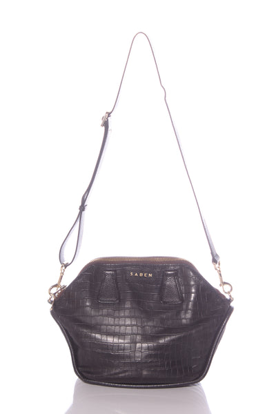 SABEN - Embossed leather Liv bag!