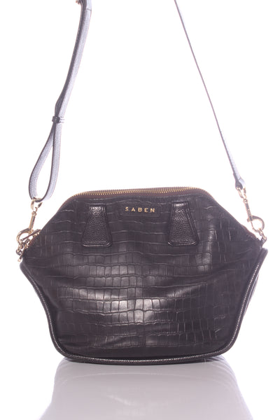 SABEN - Embossed leather Liv bag!