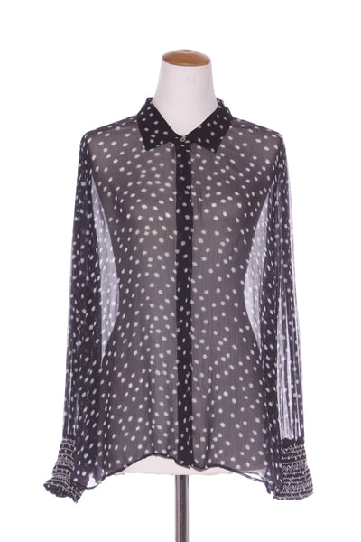 LOOBIE'S STORY - Daisy print textured viscose blouse! 14-16