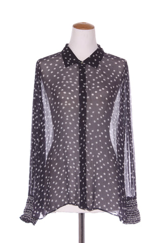 LOOBIE'S STORY - Daisy print textured viscose blouse! 14-16