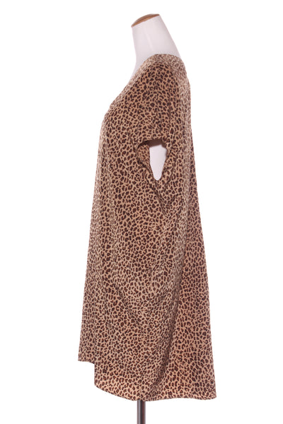 SILLS - Perisha leopard pleat front dress! 10-12