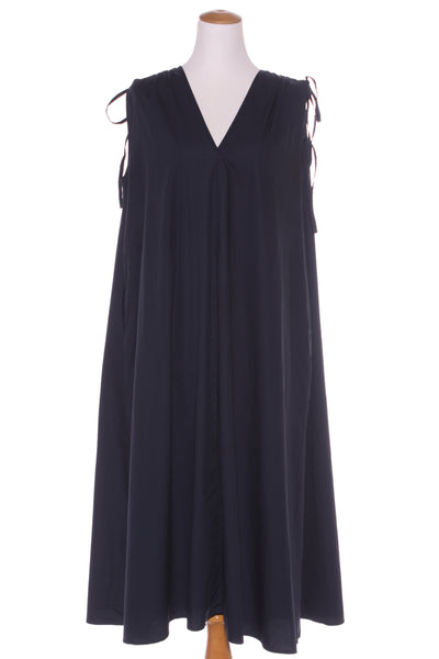 RICOCHET (NZ) Drawstring detail dress with pockets - Navy! 12