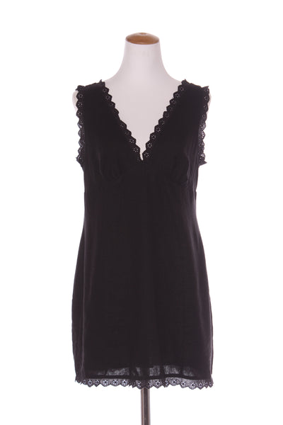 DAZIE - Anglaise trim linen mini dress! 14