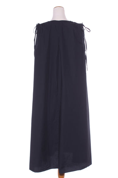 RICOCHET (NZ) Drawstring detail dress with pockets - Navy! 12