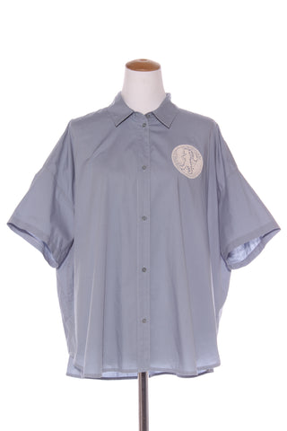 KAREN WALKER - Organic cotton crochet detail s/s shirt! 18