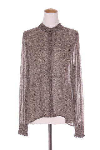 MAX - Leopard viscose button front blouse! 14