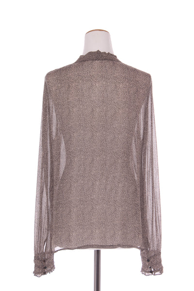 MAX - Leopard viscose button front blouse! 14