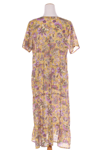CAROLINE SILLS (NZ) Ari floral print cotton maxi dress! 10-12