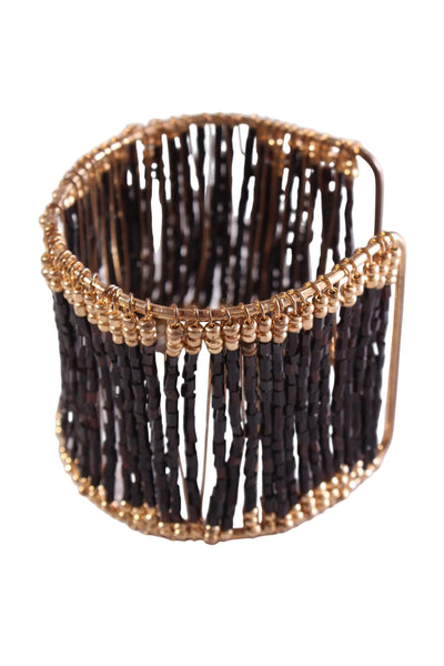 Beaded cuff bracelet!
