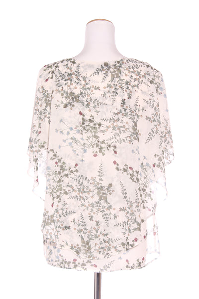 MAX - Cream wildflower print layered blouse! 10