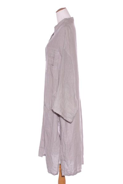 BANANA BLUE (AU) Elasticated waist linen dress/duster! 10-14