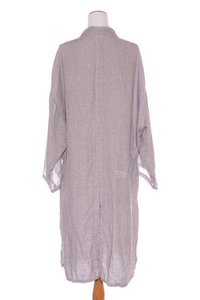 BANANA BLUE (AU) Elasticated waist linen dress/duster! 10-14