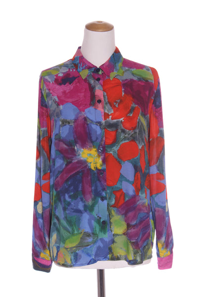 CLAIRE DESJARDINS - Floral abstract print shirt! 12
