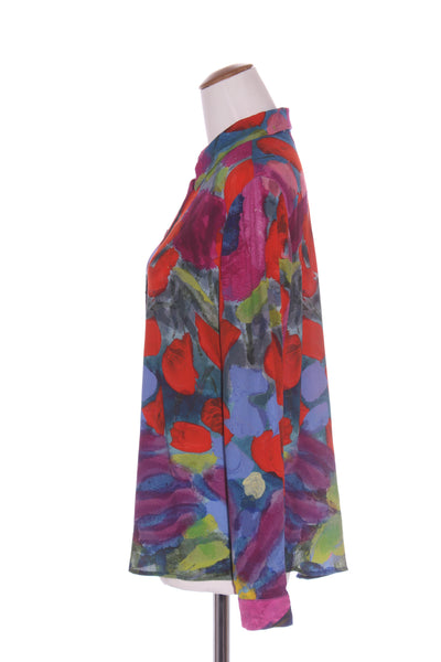 CLAIRE DESJARDINS - Floral abstract print shirt! 12
