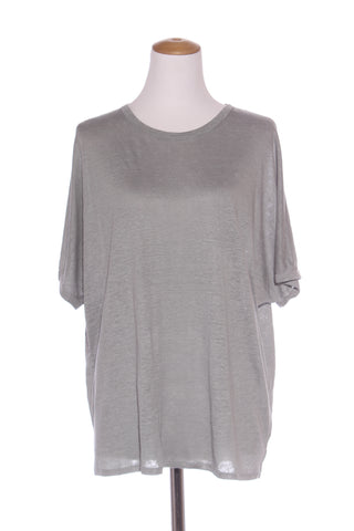 ANDREA & JOEN - French linen soft knit tee - Clay green! 10-12