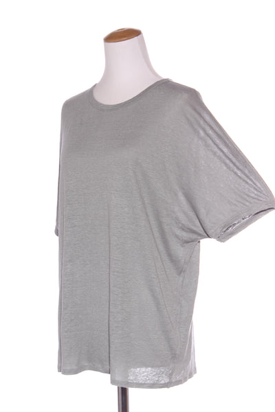ANDREA & JOEN - French linen soft knit tee - Clay green! 10-12