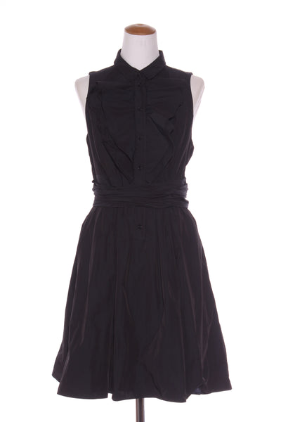 CUE (AU) Blue black wrap tie dress! 14