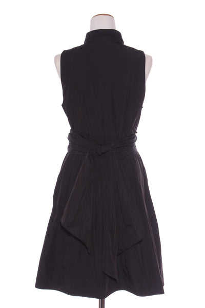 CUE (AU) Blue black wrap tie dress! 14