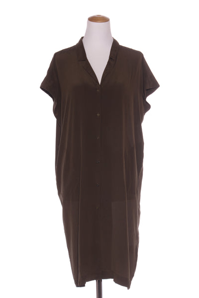 JULIETTE HOGAN (NZ) Silk midi shirt dress! 12