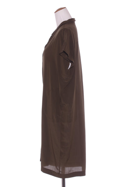 JULIETTE HOGAN (NZ) Silk midi shirt dress! 12