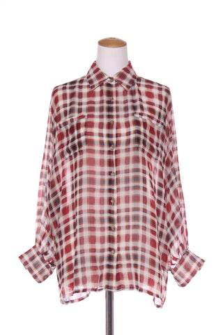 COOPER By Trelise "Ridley Scott" plaid shirt! 14-16