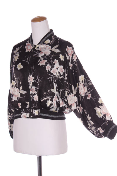 DECJUBA - Floral satin bomber jacket! 10