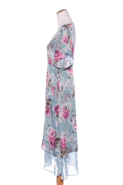 ANNAH S - Floral polka dot peak lining maxi dress! 10