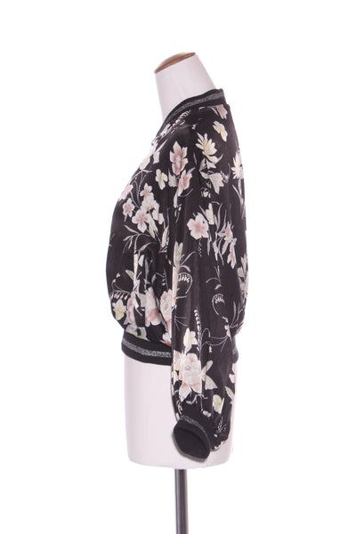 DECJUBA - Floral satin bomber jacket! 10