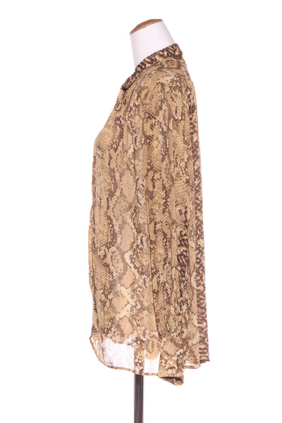 H&M - Snakeskin print viscose shirt! 10-14