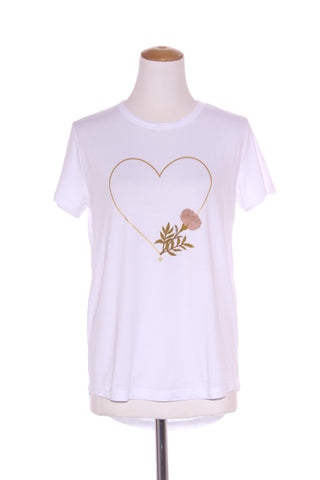 STELLA + GEMMA (LN) Golden heart + floral print tee! 10