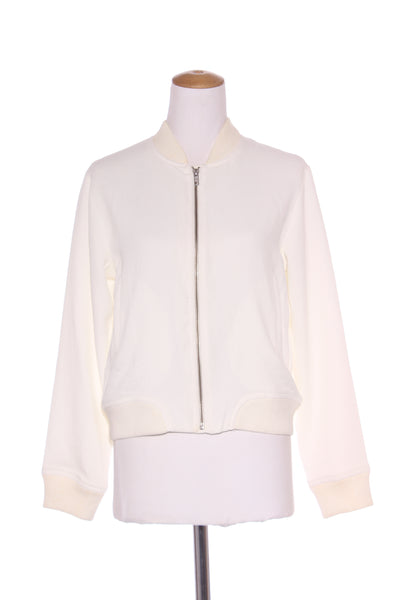 KOOKAI - Cream rib knit trim bomber jacket! 10