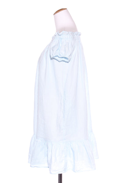 LJC - Linen Rhodes dress - Powder blue! 12