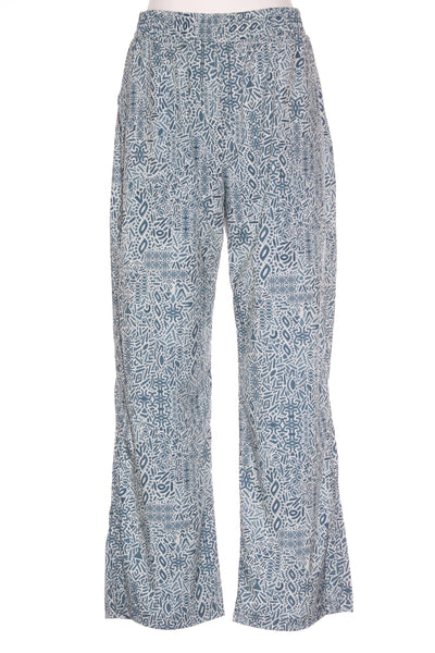 RIP SKIRT - Teal print casual travel pant! 12