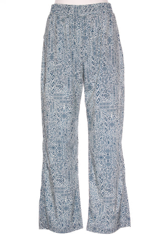 RIP SKIRT - Teal print casual travel pant! 12