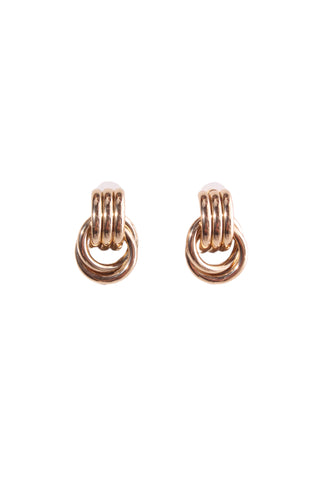 LOVISA - Gold knot earrings!