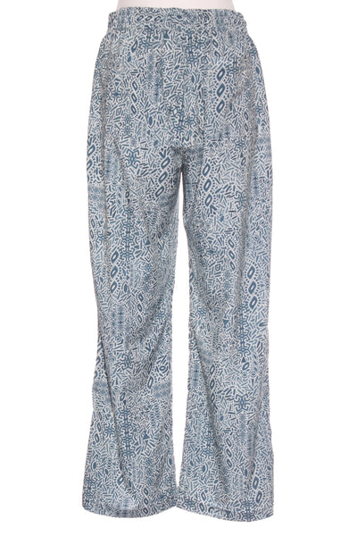 RIP SKIRT - Teal print casual travel pant! 12