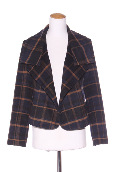 RIBBON ON A BOMBSHELL (NZ) Wool check jacket! 10-12