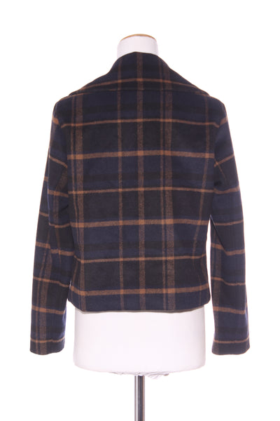 RIBBON ON A BOMBSHELL (NZ) Wool check jacket! 10-12