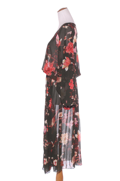 GLOSS - Floral print pleated maxi dress! 16
