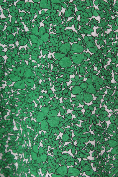 KILT (NZ) Green floral seersucker cotton dress! 12