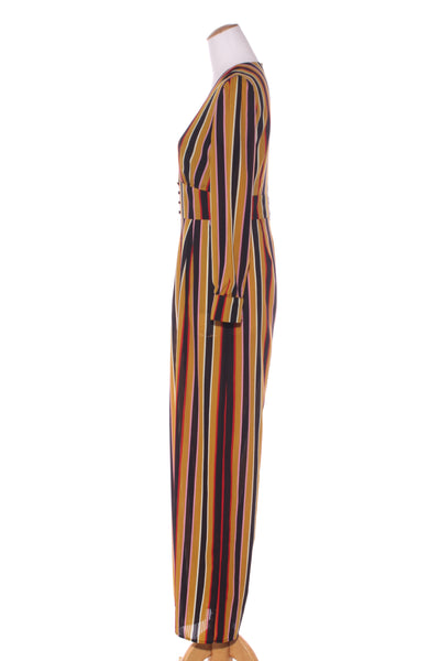 GLAMOROUS - Mustard stripe wide leg jumpsuit! 12