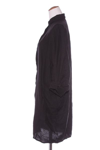 ANDREA & JOEN - French linen shirt dress + pockets! 12