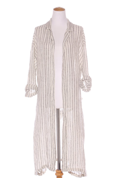 CHAPEL & CO - Linen stripe duster! 8-16
