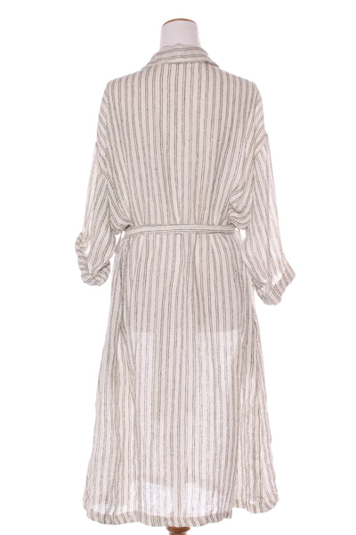 CHAPEL & CO - Linen stripe duster! 8-16